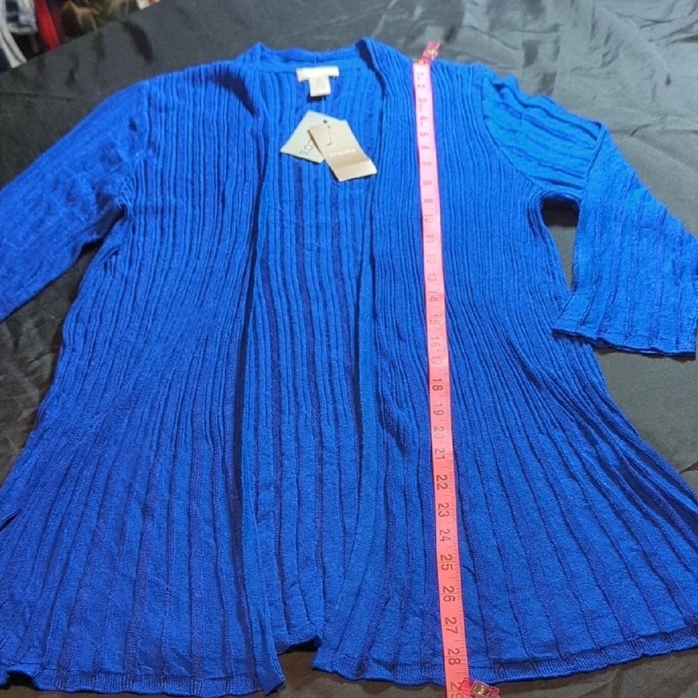 Chico's Electric Blue Camisole New With Tags Beautiful See-through.... - Picture 5 of 14